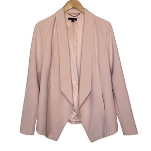 H by Halston Pink Open Front Blazer/Jacket S